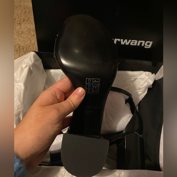 NIB Alexander Wang Abby Calf Notch Heel - Picture 6 of 6